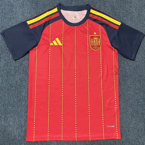26-27 Spain Home Fans Soccer Jersey