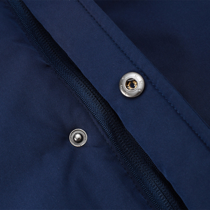 24-25 Flamengo Royal Blue Hooded Windbreaker Fabric Cotton Coat #G206
