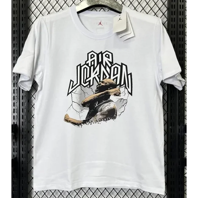 T281 Jordan White High Quality Casual T-Shirt
