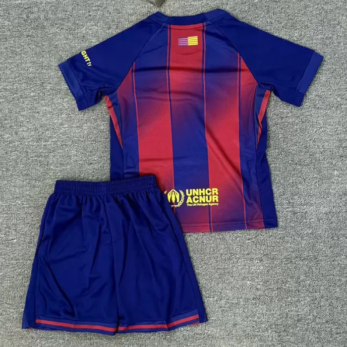 25-26 BAR Home Derby Kids Soccer Jersey (P德比版)