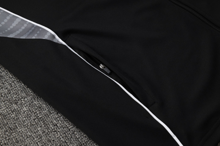 2025-26 RMA Black Kids Jacket Tracksuit #E2531(童装)