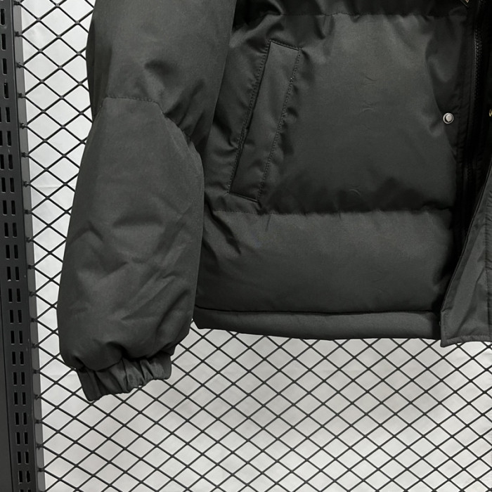 24-25 MF6 LN Black Hooded Cotton Coat #棉衣