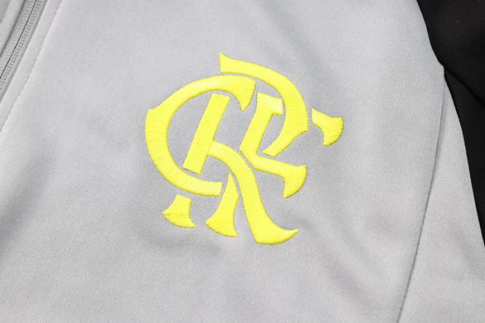 24-25 Flamengo Grey Jacket Tracksuit #A719