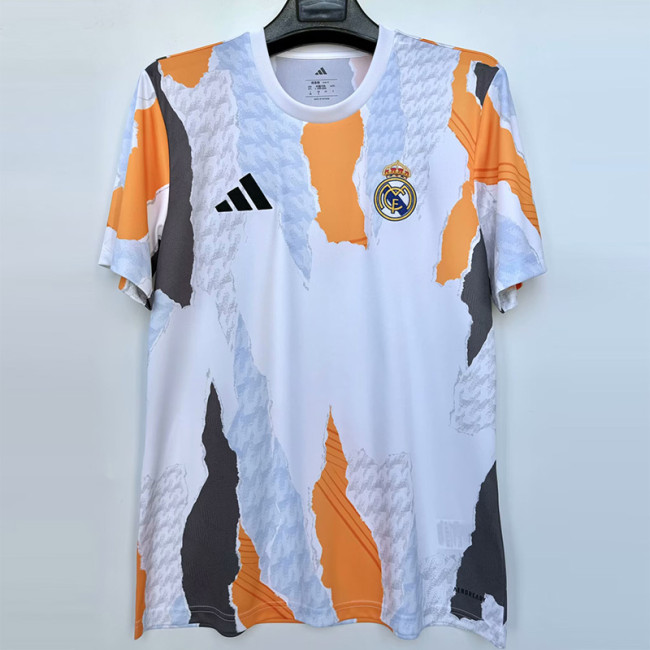 24-25 RMA Blue White 1:1 Fans Training Shirts