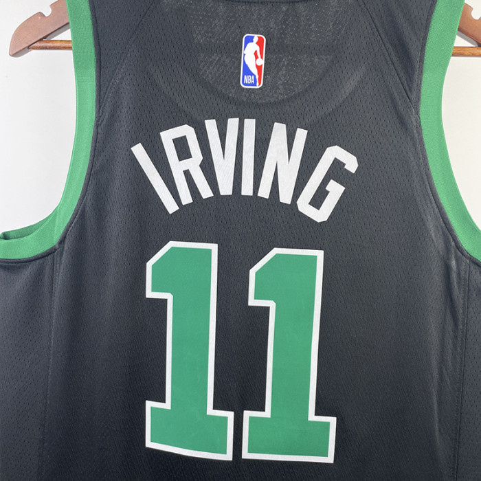 22-23 CELTICS IRVING #11 Black Top Quality Hot Pressing NBA Jersey (Trapeze Edition) 飞人版