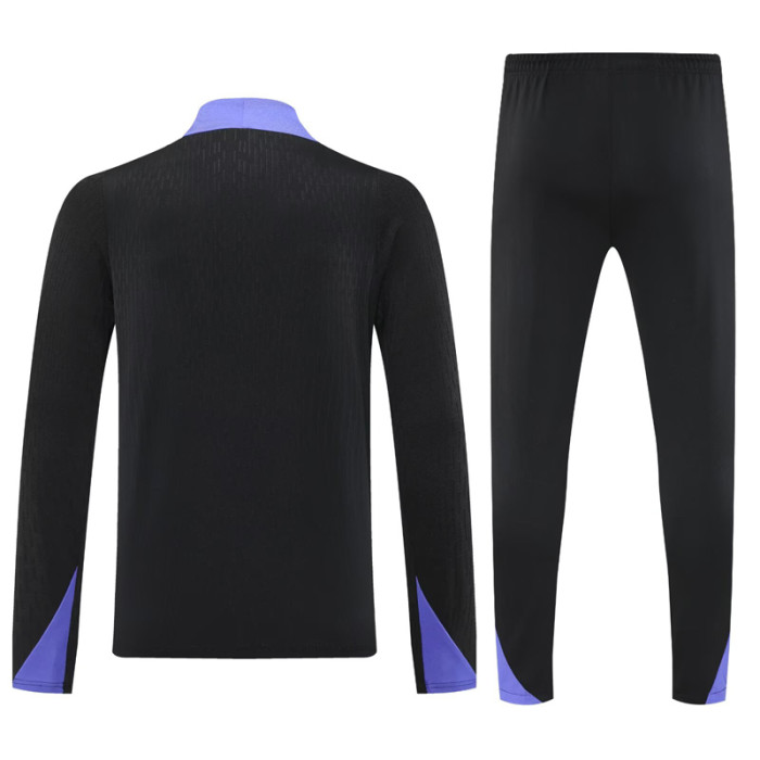 25-26 BAR Black Half Pull Tracksuit (半拉链)