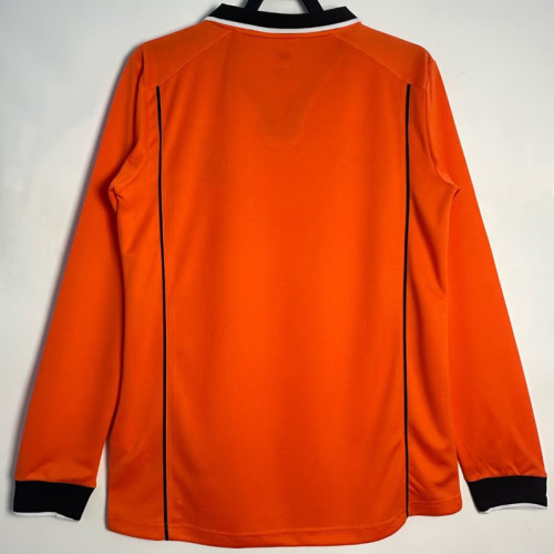 1998 Netherlands Home Long Sleeve Retro Soccer Jersey (长袖)
