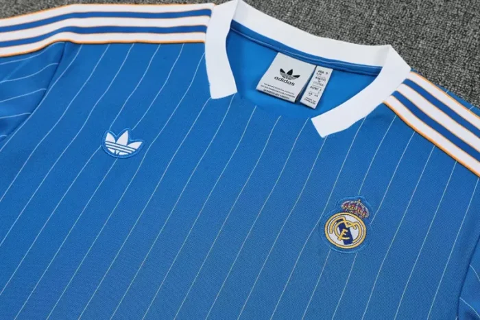 25-26 RMA Blue Training Short Suit #条纹