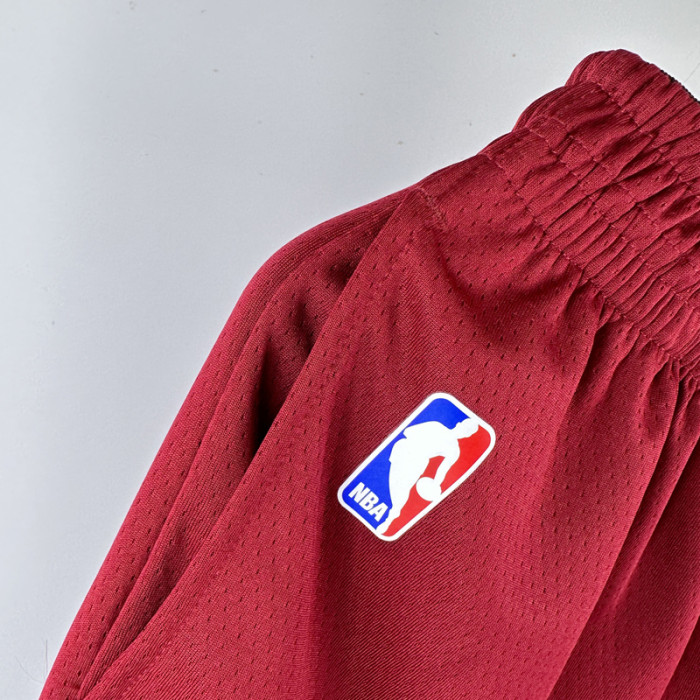 22-23 Cleveland Cavaliers Red Away Top Quality NBA Pants