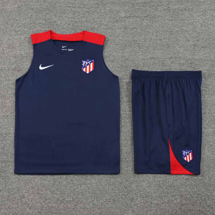 24-25 ATM Dark blue Tank top and shorts suit