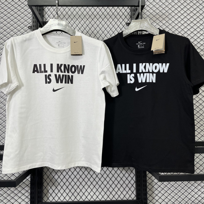 T204 NK White High Quality Casual T-Shirt #字母