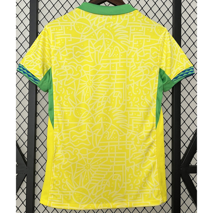24-25 Brazil Home Women Soccer Jersey (女)