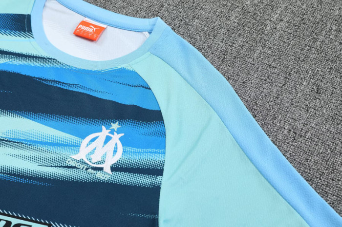 25-26 Marseille Lake blue Training Short Suit