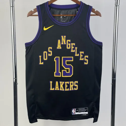 2023-24 LAKERS REAVES #15 Black City Edition Top Quality Hot Pressing NBA Jersey