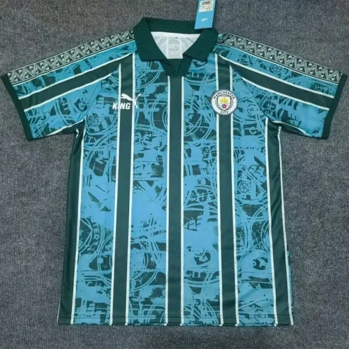 25-26 Man City Blue Green #9 Special Edition Training shirts