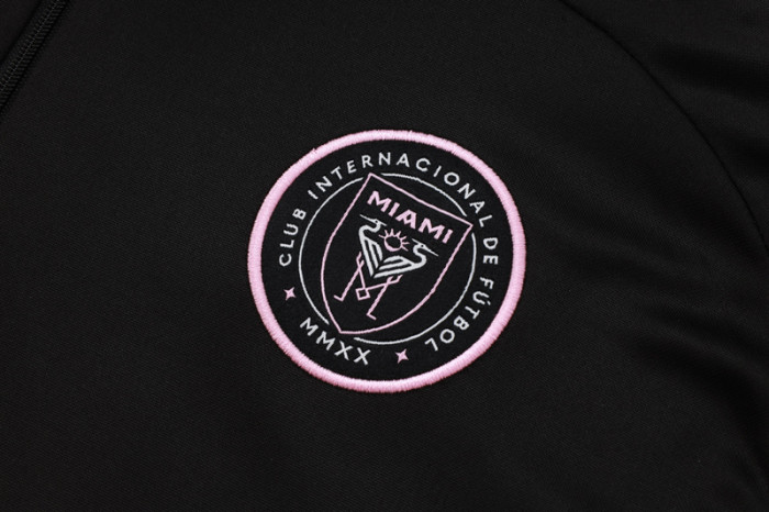 25-26 Inter Miami Black Half Pull Tracksuit #B2521(半拉链)