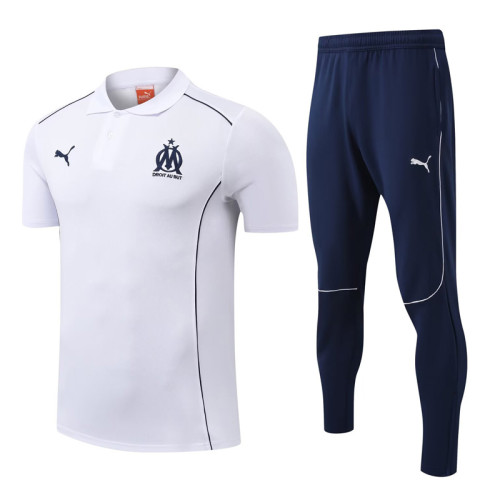 25-26 Marseille White Polo Tracksuit