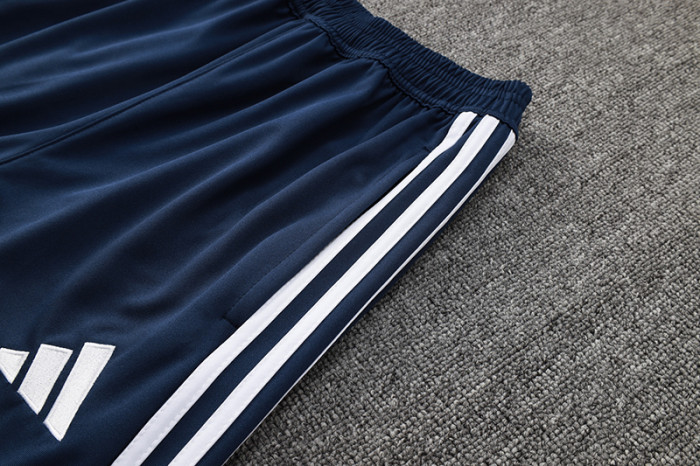 2025 AD Royal blue Half Pull Tracksuit #07(半拉链)