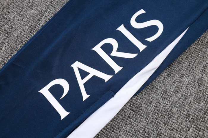 25-26 PSG Jordan Royal blue Kids Half Pull Tracksuit #E25154(童装)(半拉链)