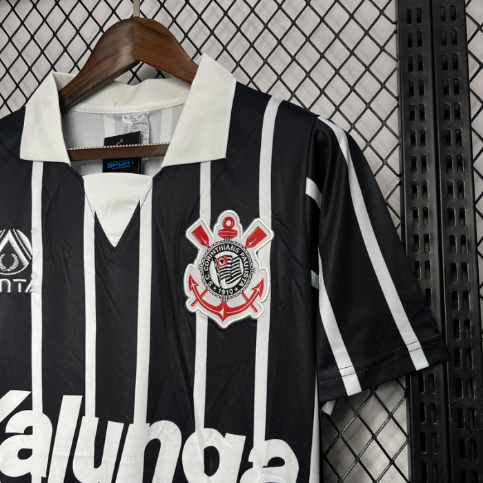 1990 Corinthians Away Retro Soccer Jersey