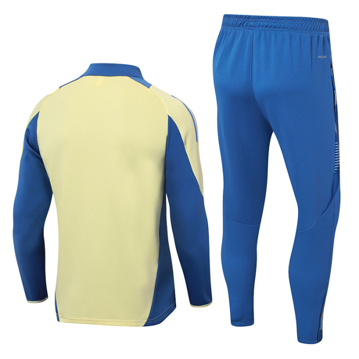 24-25 Ajax Yellow Kids Half Pull Tracksuit (童装)(半拉链)