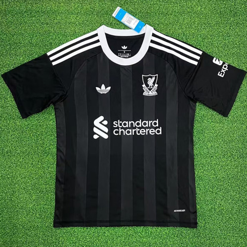 25-26 LIV Black Goalkeeper Soccer Jersey