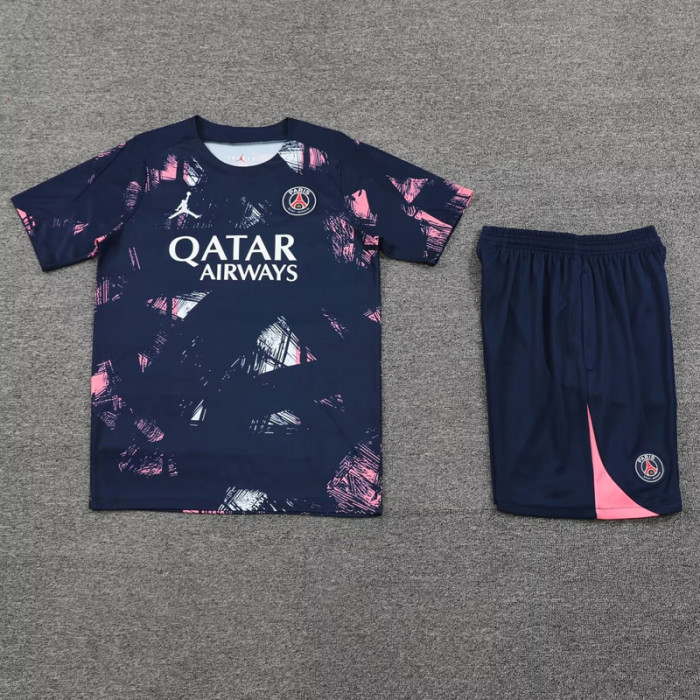 24-25 PSG Jordan Dark blue Training Short Suit