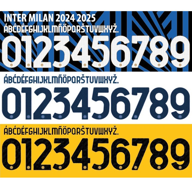 25-26 INT Blue Black Special Edition Fans Soccer Jersey