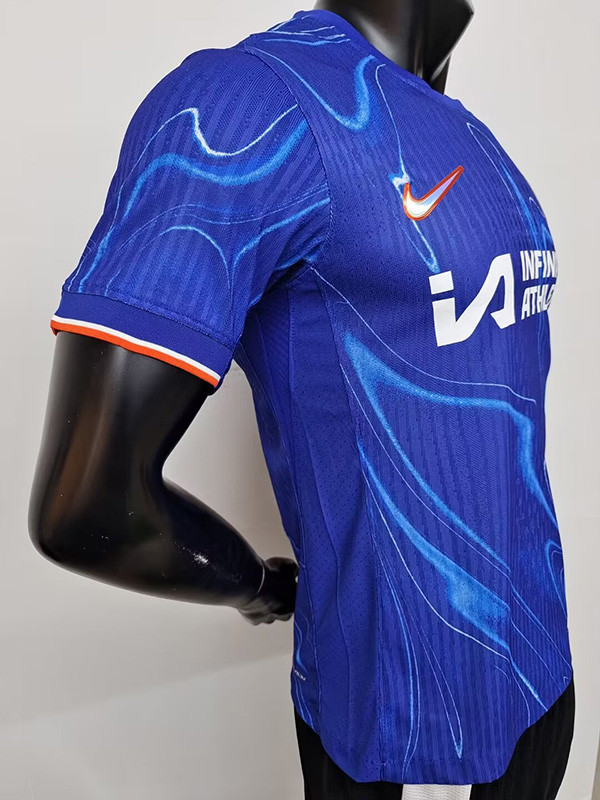 24-25 CHE Home Player Version Soccer Jersey *前带广告
