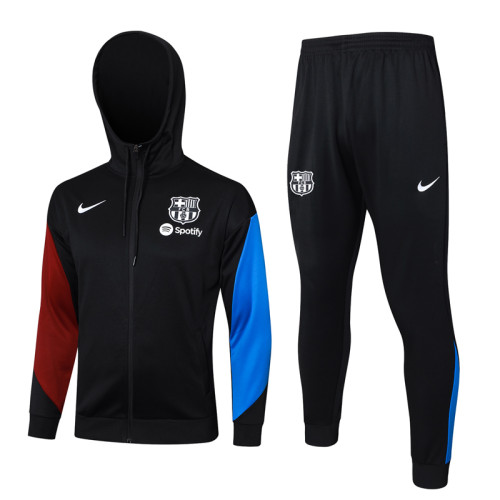 24-25 BAR Black Hoodie Jacket Tracksuit #F556