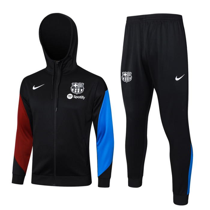 24-25 BAR Black Hoodie Jacket Tracksuit #F556