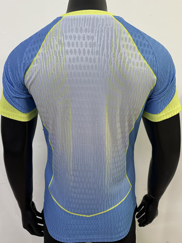 25-26 BAR Blue Yellow Special Edition Player VersionTraining shirts