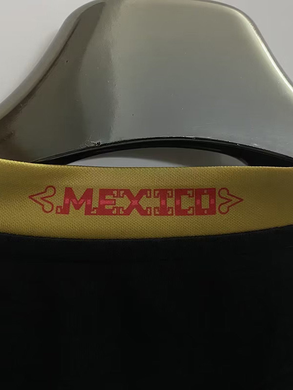2011-2012 Mexico Away Black Long Sleeve Retro Soccer Jersey (长袖)