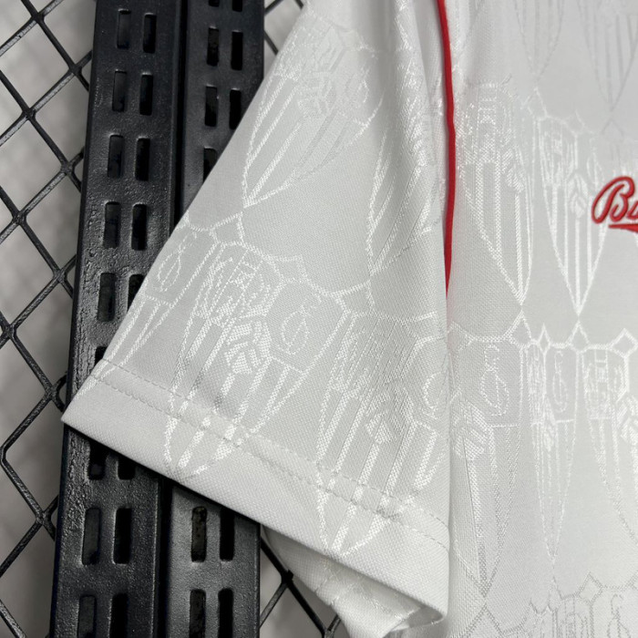 1991-1992 Sevilla Home Retro Soccer Jersey