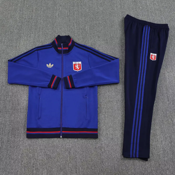 25-26 Lyon Royal blue Jacket Tracksuit