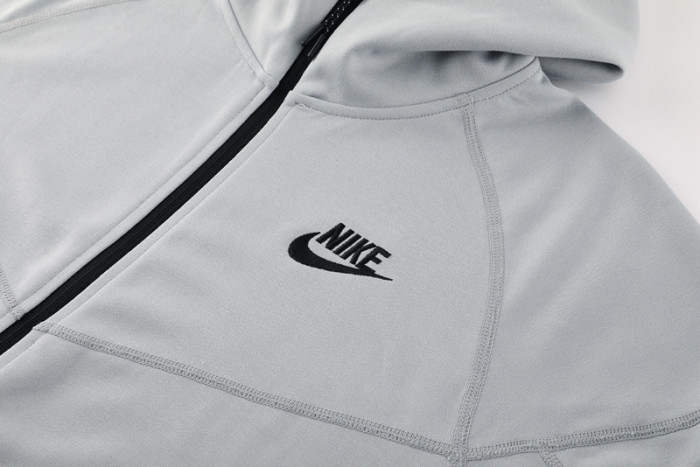 2024 NK Grey Hoodie Jacket Tracksuit #NM07