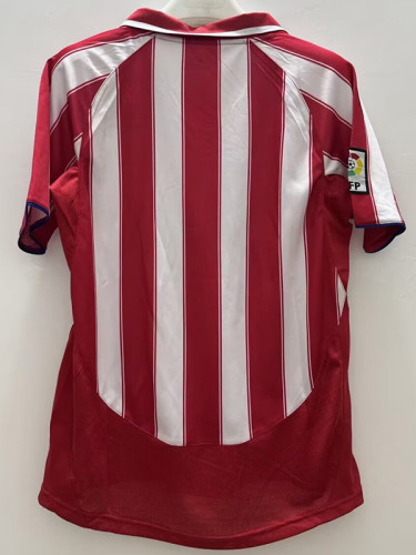 2003-2004 ATM Home Retro Soccer Jersey(带章)