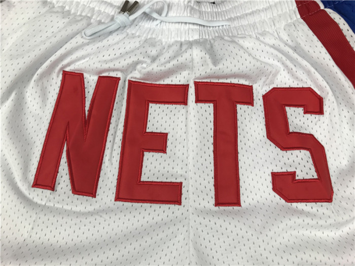 NETS White City Edition Top Quality NBA Pocket Pants #篮网队