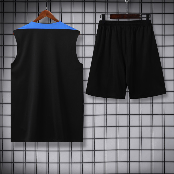 24-25 INT Black Tank top and shorts suit (条纹)