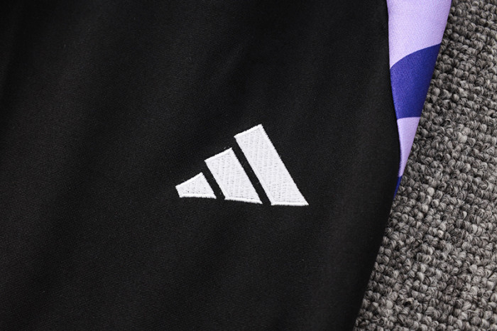 24-25 Germany White Kids Half Pull Tracksuit (童装)(半拉链)