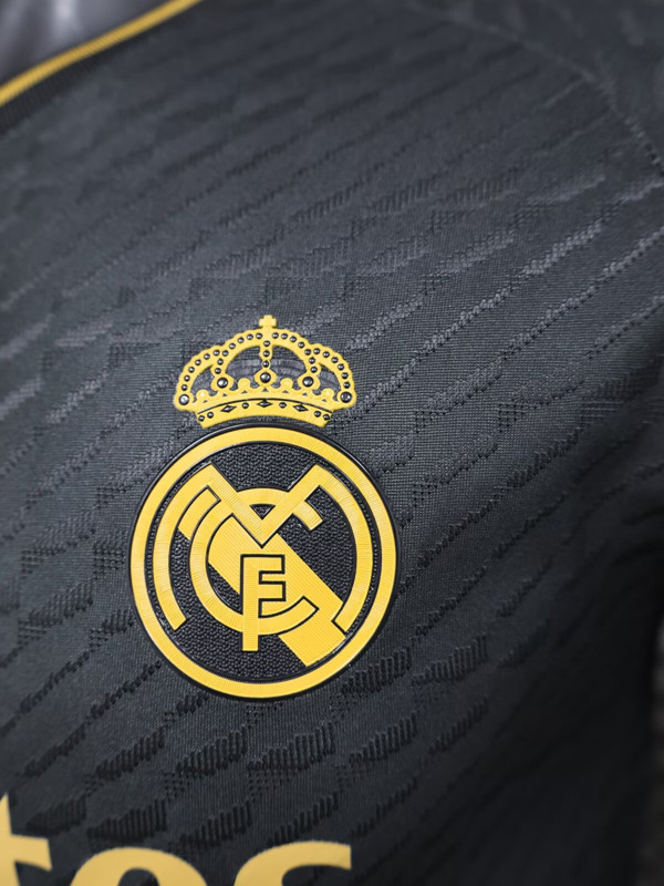 24-25 RMA Black Special Edition Player Version Soccer Jersey #金标金龙