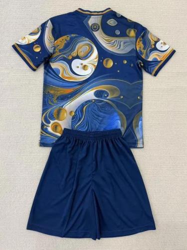25-26 Man City Blue Concept Edition Kids Soccer Jersey
