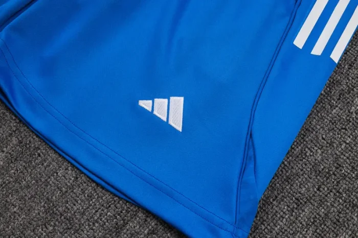 2025-26 RMA Lake blue Tank top and shorts suit#D25144