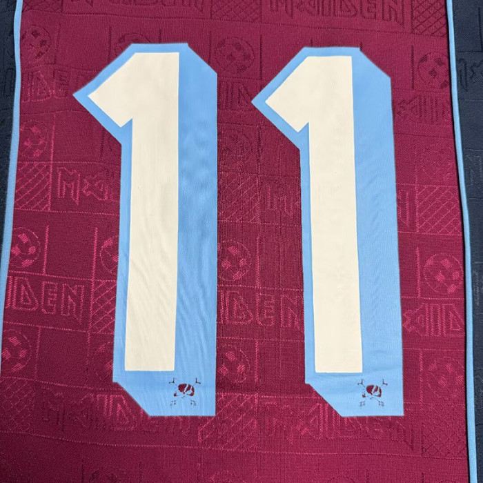 2011 West Ham #11 Iron Maiden Away Retro Soccer Jersey