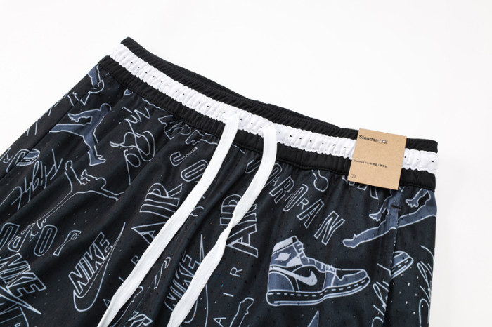 C2441 Jordan Black Casual Short Pants
