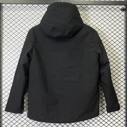 2024 DST Cotton Thickened warm Black Outdoor Jackets #A802加棉冲锋衣