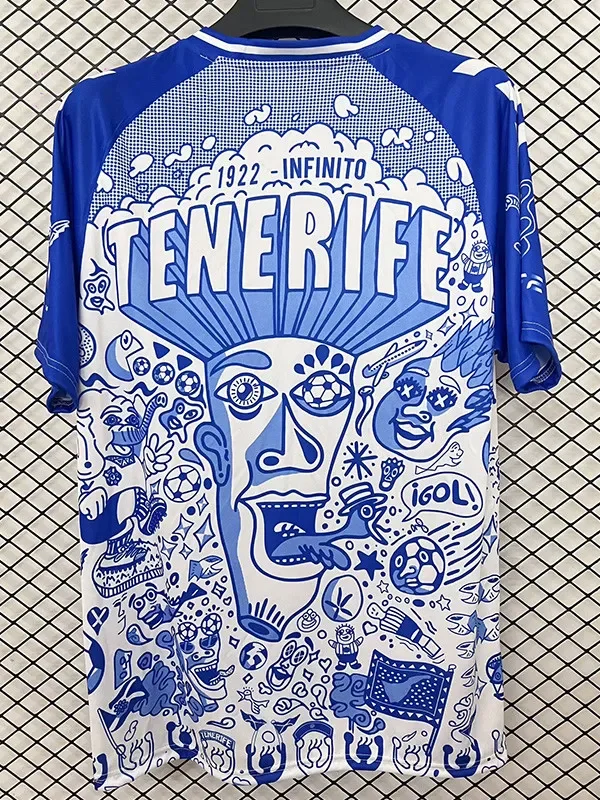 2025-26 CD Tenerife Limited Edition Fans Soccer Jersey