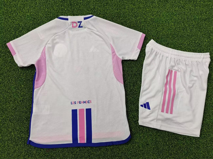 24-25 Algeria Pink White Special Edition Kids Player Version Soccer Jersey (球员童装)