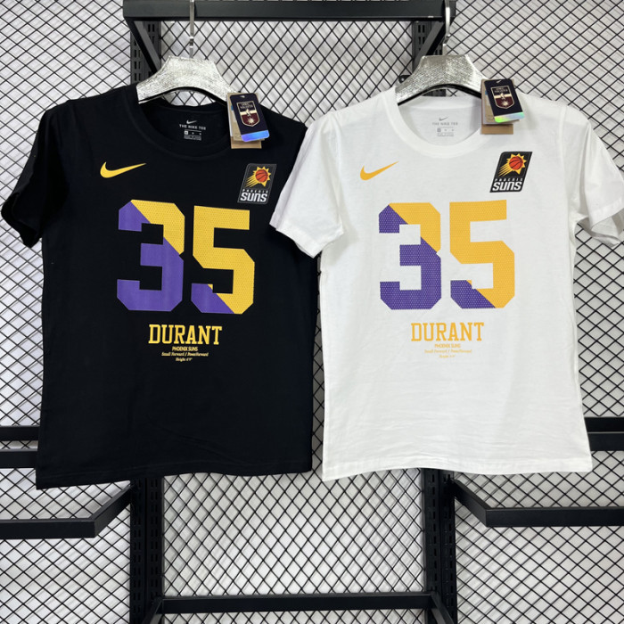 T141 SUNS DURANT #35 Black High Quality Casual T-Shirt
