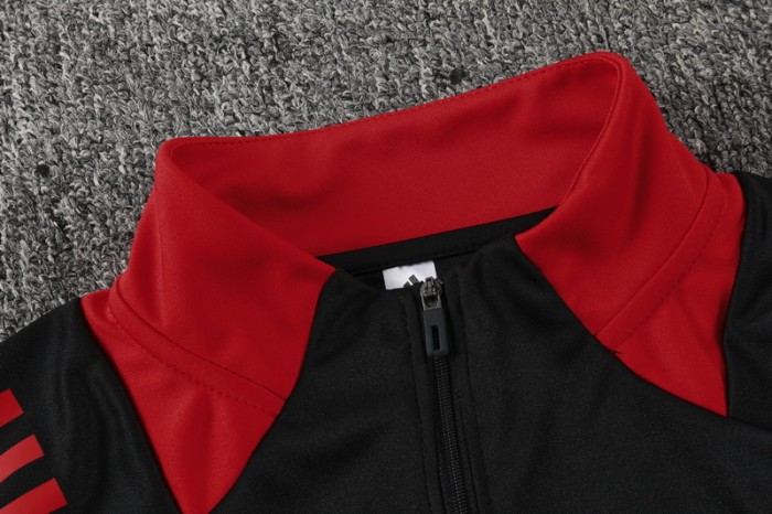 25-26 Internacional Black Kids Half Pull Tracksuit (童装)(半拉链)